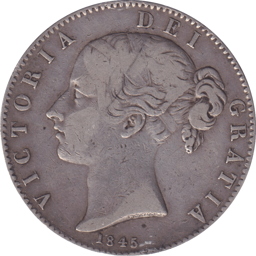 1845 CROWN ( GF ) STAR - CROWN - Cambridgeshire Coins
