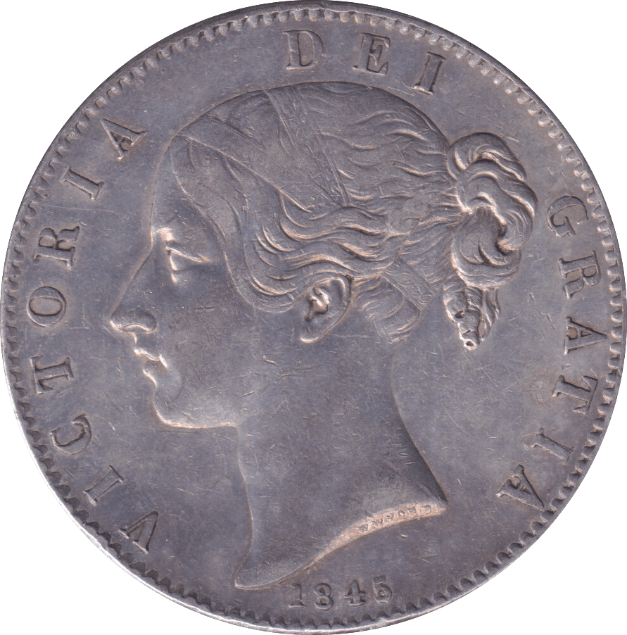 1845 CROWN ( GVF ) - CROWN - Cambridgeshire Coins