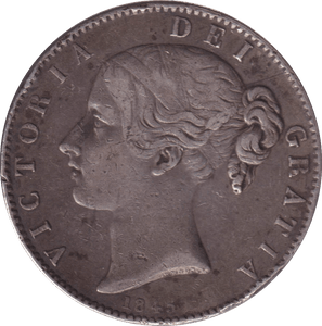 1845 CROWN ( GVF ) - CROWN - Cambridgeshire Coins