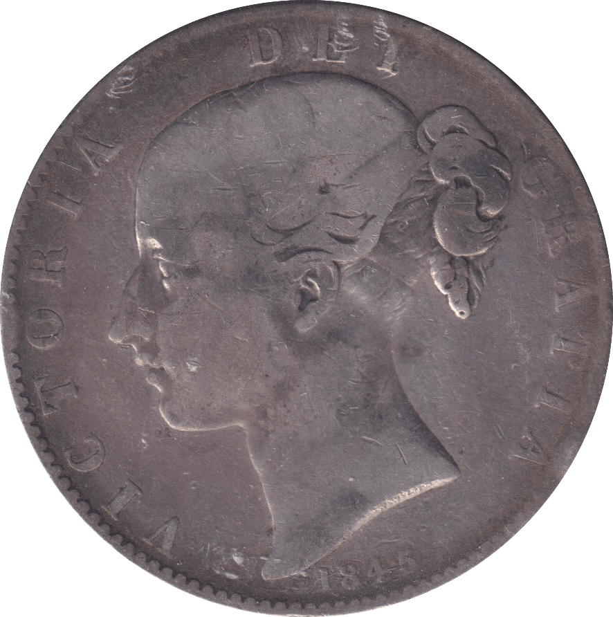 1845 CROWN ( NF ) CINQUEFOIL B - CROWN - Cambridgeshire Coins