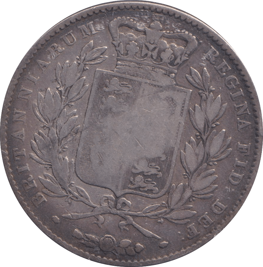 1845 CROWN ( NF ) CINQUEFOIL B - CROWN - Cambridgeshire Coins