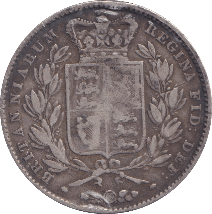 1845 CROWN ( NF ) CINQUEFOIL B - CROWN - Cambridgeshire Coins