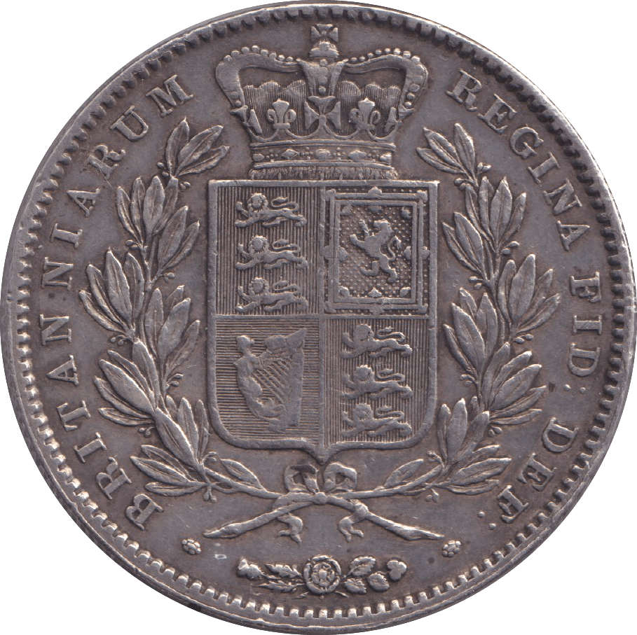 1845 CROWN ( VF ) - CROWN - Cambridgeshire Coins