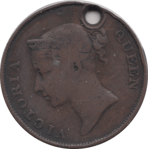 1845 EAST INDIA COMPANY ONE CENT - WORLD COINS - Cambridgeshire Coins