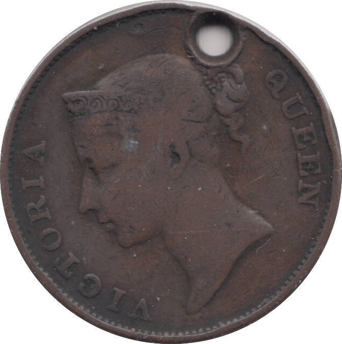 1845 EAST INDIA COMPANY ONE CENT - WORLD COINS - Cambridgeshire Coins