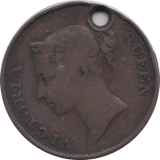 1845 EAST INDIA COMPANY ONE CENT - WORLD COINS - Cambridgeshire Coins