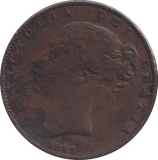 1845 FARTHING ( F ) - FARTHING - Cambridgeshire Coins