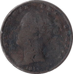 1845 FARTHING ( FAIR ) - Farthing - Cambridgeshire Coins