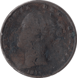 1845 FARTHING ( FAIR ) - Farthing - Cambridgeshire Coins