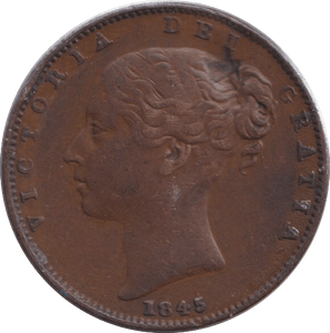 1845 FARTHING ( GF ) - FARTHING - Cambridgeshire Coins
