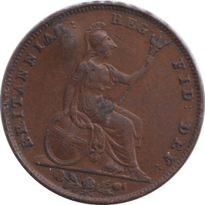 1845 FARTHING ( GF ) - FARTHING - Cambridgeshire Coins