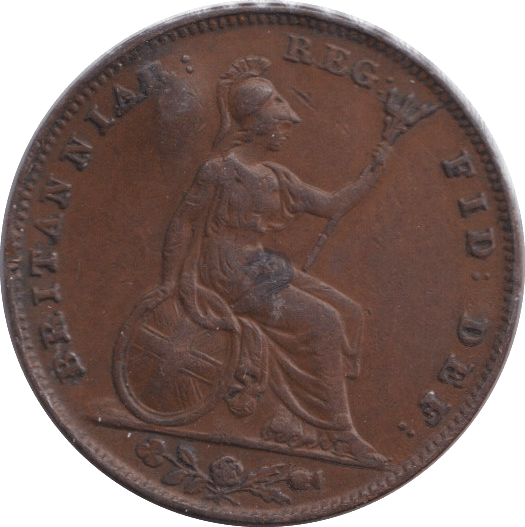 1845 FARTHING ( GF ) - FARTHING - Cambridgeshire Coins