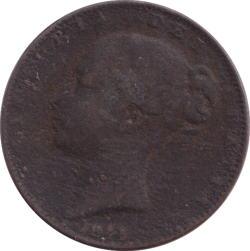 1845 FARTHING ( NF ) - FARTHING - Cambridgeshire Coins