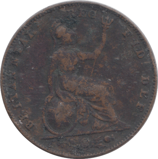 1845 FARTHING ( NF ) - FARTHING - Cambridgeshire Coins