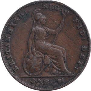 1845 FARTHING ( VF ) - FARTHING - Cambridgeshire Coins