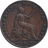 1845 FARTHING ( VF ) - FARTHING - Cambridgeshire Coins