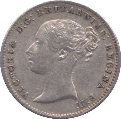 1845 FOURPENCE ( EF ) - Fourpence - Cambridgeshire Coins