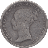 1845 FOURPENCE ( FINE ) - Fourpence - Cambridgeshire Coins