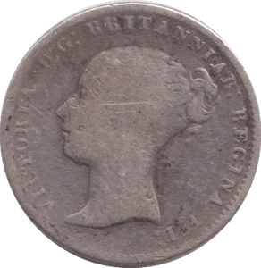 1845 FOURPENCE ( FINE ) - FOURPENCE - Cambridgeshire Coins