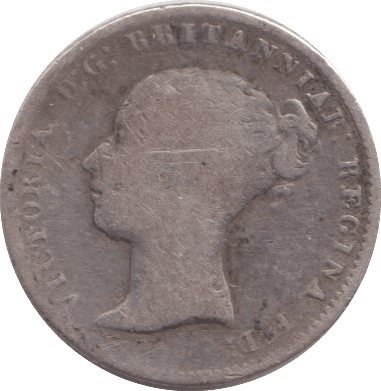 1845 FOURPENCE ( FINE ) - FOURPENCE - Cambridgeshire Coins