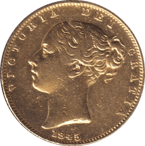 1845 GOLD SOVEREIGN ( GVF ) - SOVEREIGN - Cambridgeshire Coins