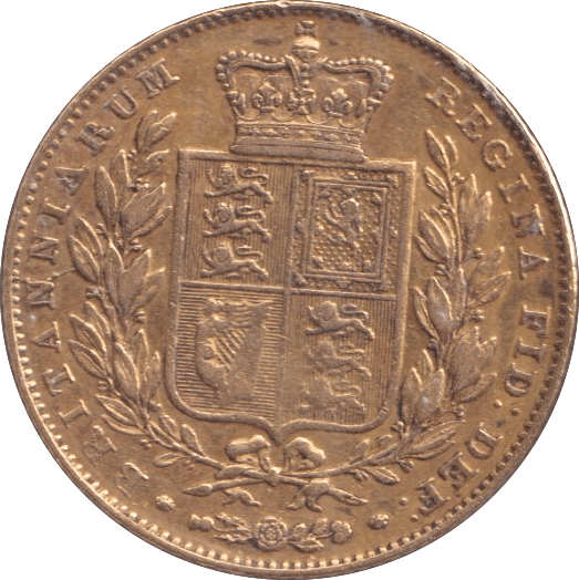 1845 GOLD SOVEREIGN ( VF ) - SOVEREIGN - Cambridgeshire Coins