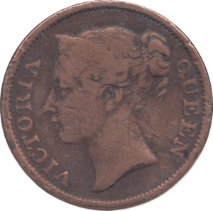 1845 HALF CENT EAST INDIA COMPANY - WORLD COINS - Cambridgeshire Coins