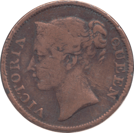 1845 HALF CENT EAST INDIA COMPANY - WORLD COINS - Cambridgeshire Coins