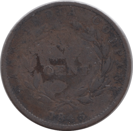 1845 HALF CENT NOVA SCOTIA - WORLD COINS - Cambridgeshire Coins