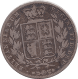 1845 HALF CROWN ( FINE ) - HALFCROWN - Cambridgeshire Coins