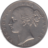 1845 HALF CROWN ( GF ) - WORLD COINS - Cambridgeshire Coins