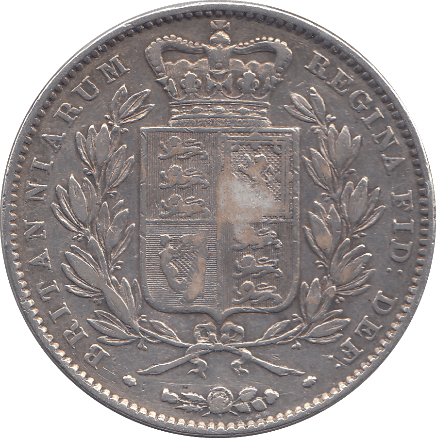 1845 HALF CROWN ( GF ) - WORLD COINS - Cambridgeshire Coins