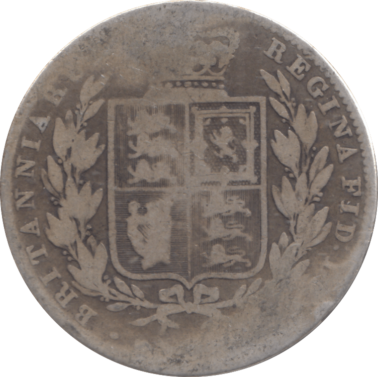 1845 HALFCROWN ( FAIR ) - HALFCROWN - Cambridgeshire Coins