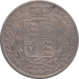 1845 HALFCROWN ( FINE ) - HALFCROWN - Cambridgeshire Coins