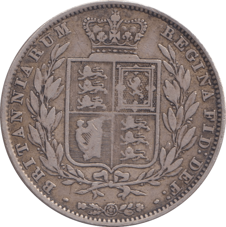 1845 HALFCROWN ( GF ) - HALFCROWN - Cambridgeshire Coins