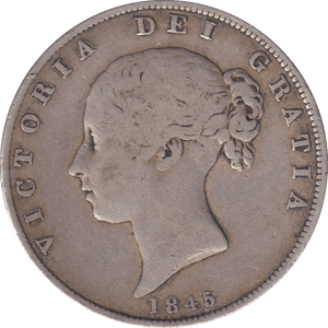 1845 HALFCROWN ( GF ) - HALFCROWN - Cambridgeshire Coins