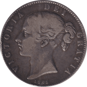 1845 HALFCROWN ( GF ) - HALFCROWN - Cambridgeshire Coins