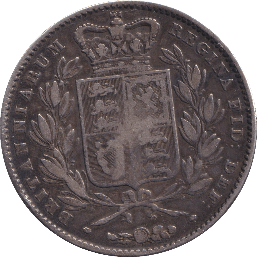 1845 HALFCROWN ( GF ) - HALFCROWN - Cambridgeshire Coins