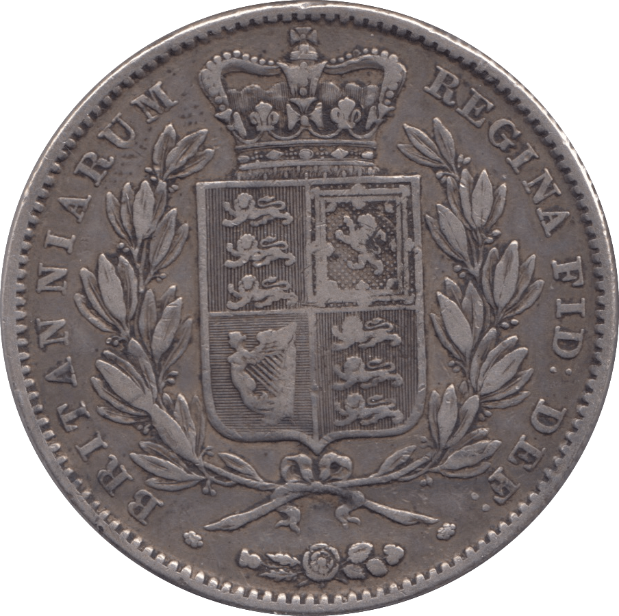 1845 HALFCROWN ( GF ) - Halfcrown - Cambridgeshire Coins