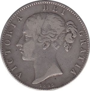 1845 HALFCROWN ( GF ) - Halfcrown - Cambridgeshire Coins