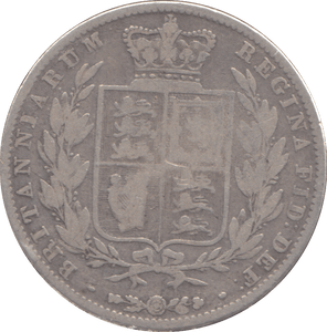 1845 HALFCROWN ( NF ) - SIXPENCE - Cambridgeshire Coins