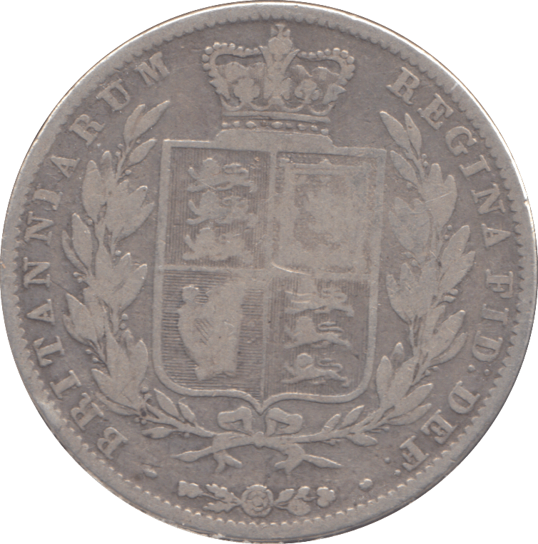 1845 HALFCROWN ( NF ) - SIXPENCE - Cambridgeshire Coins