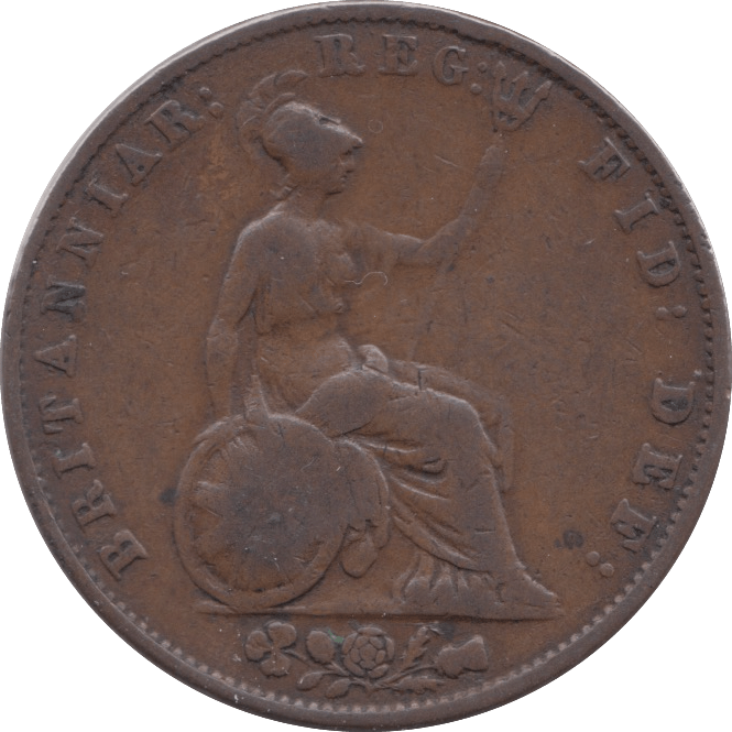1845 HALFPENNY ( FINE ) - HALFPENNY - Cambridgeshire Coins