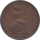 1845 HALFPENNY ( FINE ) - HALFPENNY - Cambridgeshire Coins