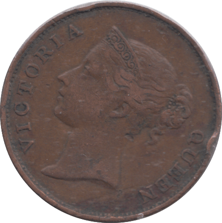 1845 MALAYSIA ONE CENT EAST INDIA COMPANY - WORLD COINS - Cambridgeshire Coins