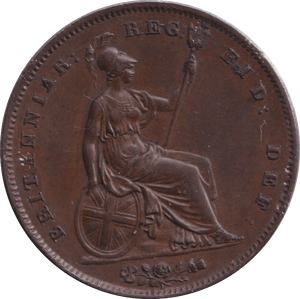 1845 PENNY ( AUNC ) - PENNY - Cambridgeshire Coins