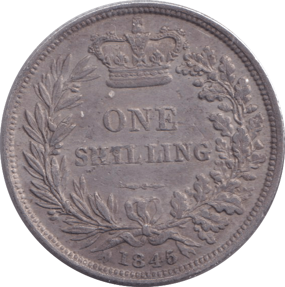 1845 SHILLING ( GVF ) - SHILLING - Cambridgeshire Coins