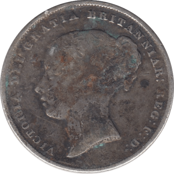 1845 SHILLING ( NF ) - Shilling - Cambridgeshire Coins