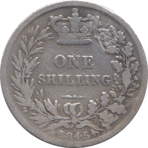 1845 SHILLING ( NF ) - Shilling - Cambridgeshire Coins