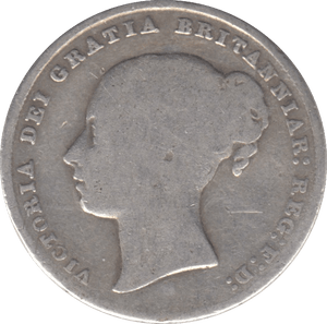 1845 SHILLING ( NF ) - Shilling - Cambridgeshire Coins